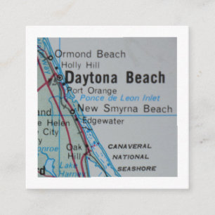 Daytona Beach We hebben Verhuisd Nieuw Adres Kaart