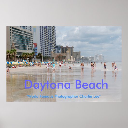 Daytona Beach, "World Famou... Poster (Voorkant)