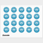 Daytona Beach (zeeschelp) Ronde Sticker (Vel)