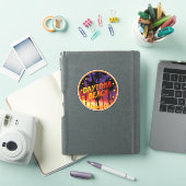 Daytona Beach Zonsondergang Florida, Daytona Beach Sticker (iPad Cover)