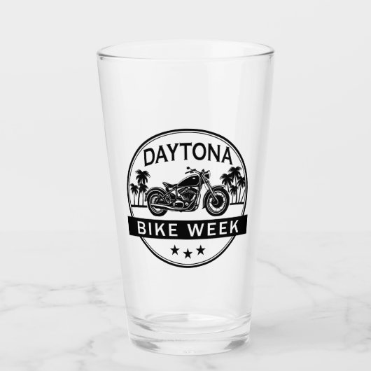 Daytona Bike Week Motorfiets Glas (Voorkant)