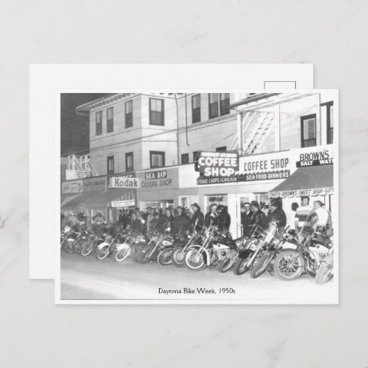  Daytona Bike Week Street Uitzicht Briefkaart (Voorkant / Achterkant)