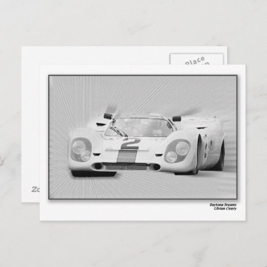 Daytona Dreams Briefkaart (Voorkant / Achterkant)