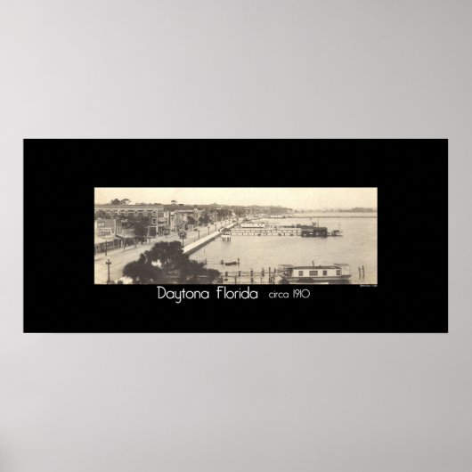 Daytona Florida circa 1910 Poster (Voorkant)