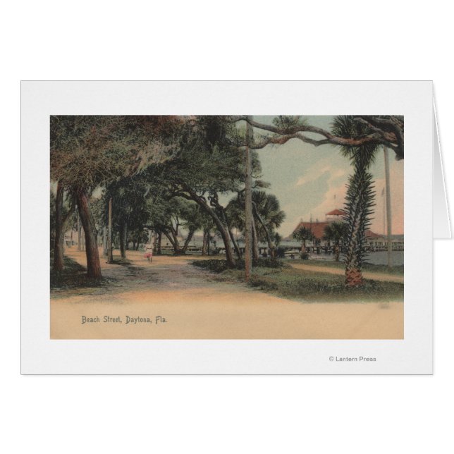 Daytona, Florida - Uitzicht van Beach Street (Voorkant Horizontaal)