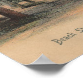 Daytona, Florida - Uitzicht van Beach Street Poster (Hoek)