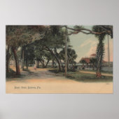 Daytona, Florida - Uitzicht van Beach Street Poster (Voorkant)