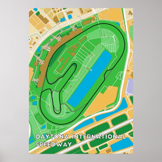 Daytona International Speedway Poster (Voorkant)