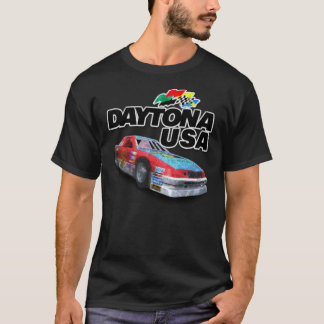 Daytona USA Distsed Car Logo Classic T-Shirt