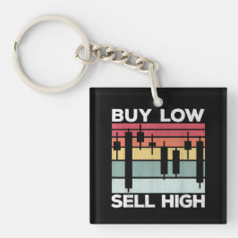 Daytrading Buy low sell high Candlesticks  Sleutelhanger