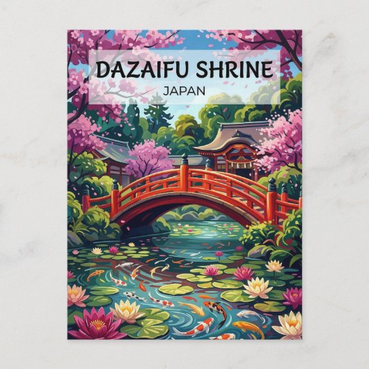 Dazaifu Tenmangu Japan Briefkaart (Voorkant)