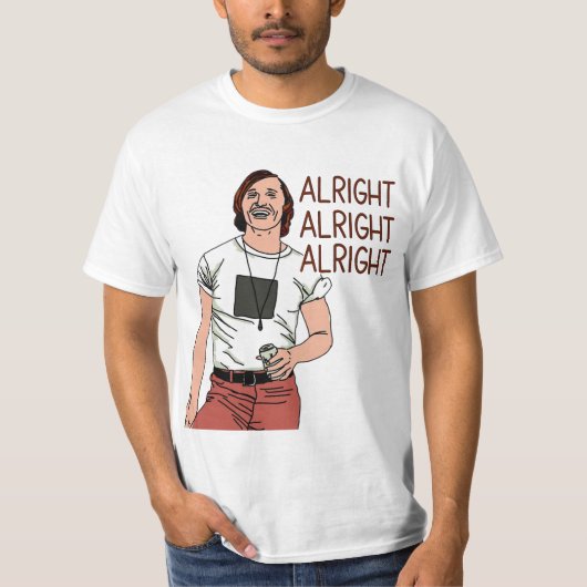 Dazed and Confused - Matthew McConaughey - Ok T-shirt (Voorkant)