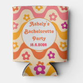 Dazed and Engaged retro 70s vrijgezellenfeest  maa Blikjeskoeler (Voorkant)