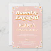 Dazed & Engaged Groovy 70s Bachelorette Itinerary Kaart (Voorkant)