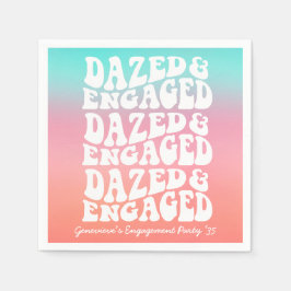 Dazed Engaged Retro Roze Aqua  Servet