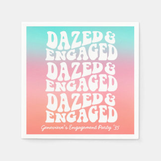 Dazed Engaged Retro Roze Aqua  Servet