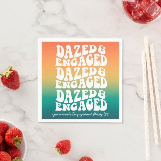 Dazed Engaged Retro Typography Servet (Insitu)