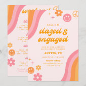 Dazed & Engaged Roze & Sinaasappel 4-daagse route Kaart (Voorkant / Achterkant)