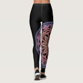 Dazed Mandala door Megaflora Design Leggings (Achterkant)