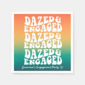 Dazed Verliefd Retro Typografie Servet (Voorkant)