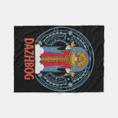 Dazhbog Ancient Mythological Slavic Paganism Russi Fleece Deken (Voorkant (Horizontaal))