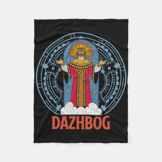 Dazhbog Ancient Mythological Slavic Paganism Russi Fleece Deken (Voorkant)