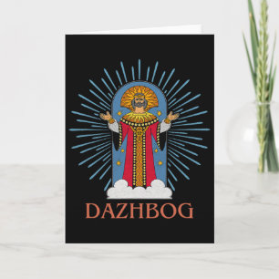 Dazjbog Oud Mythologisch Slavisch Paganisme Russis Kaart