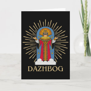 Dazjbog Oude Mythologische Slavische Paganisme Rus Kaart