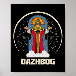 Dazjbog Oude Mythologische Slavische Paganisme Rus Poster