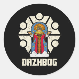 Dazjbog Oude Mythologische Slavische Paganisme Rus Ronde Sticker