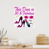DAZLING 50E DIVA POSTER (Keuken)