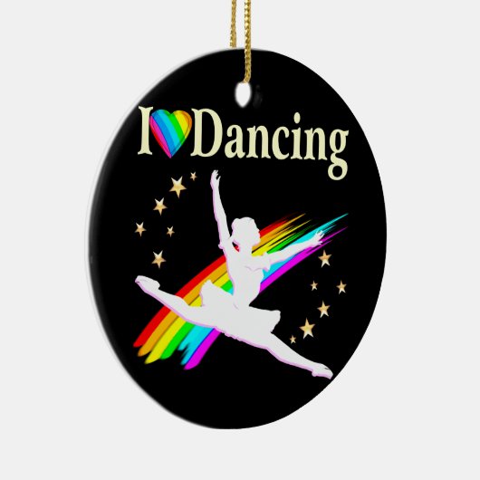 DAZLING IK HOOP VAN DANCING BALLERINA ONTWERP KERAMISCH ORNAMENT (Rechts)