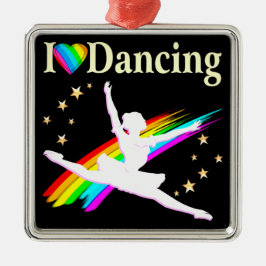 DAZLING IK HOOP VAN DANCING BALLERINA ONTWERP METALEN ORNAMENT
