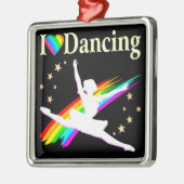 DAZLING IK HOOP VAN DANCING BALLERINA ONTWERP METALEN ORNAMENT (Links)