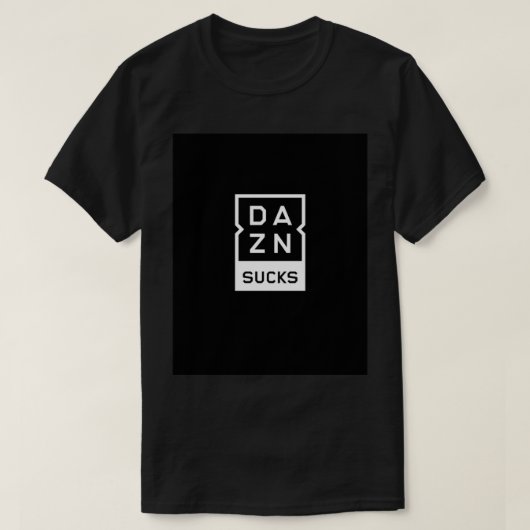 DAZN SUCKS Graphic T-Shirt (Design voorkant)