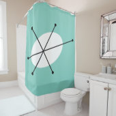 Dazzle Blue doudegordijn Douchegordijn (In situ)