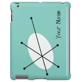Dazzle Blue Jouw naam iPad case