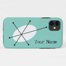Dazzle Blue 'Jouw naam' iPhone hoesje