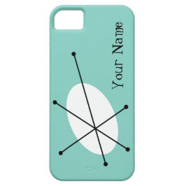 Dazzle Blue 'Jouw naam' iPhone hoesje