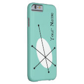 Dazzle Blue 'Jouw naam' iPhone hoesje (Achterkant/Rechts)