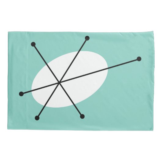 Dazzle Blue-modelcase standaard Kussensloop (Achterkant)