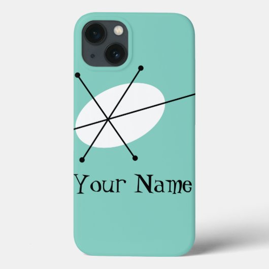 Dazzle Blue 'Name' (Verticaal draagvlak) Case-Mate iPhone Case (Achterkant)