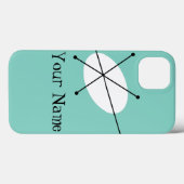Dazzle Blue 'Name' (Verticaal draagvlak) Case-Mate iPhone Case (Achterkant (horizontaal))