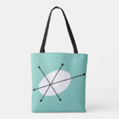 Dazzle Blue over het hele tas (Achterkant)