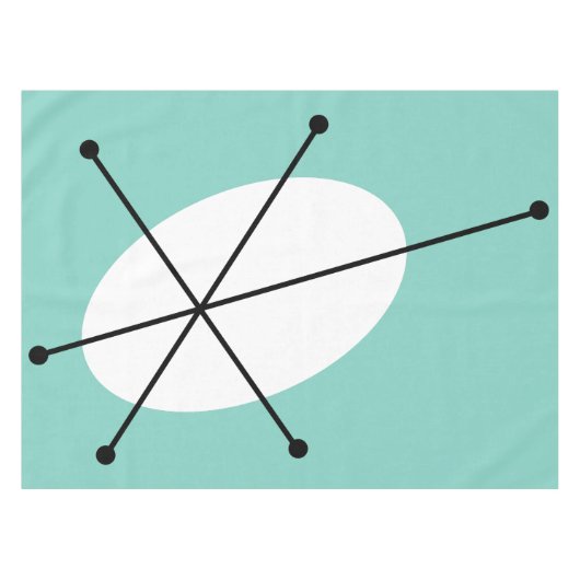 Dazzle Blue tablecloth Tafelkleed (Voorkant (Horizontaal))