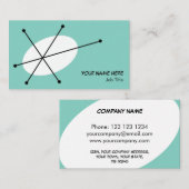 Dazzle Blue visitekaartje (Voorkant / Achterkant)