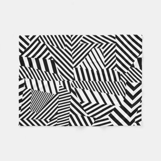 Dazzle Camouflage Fleece Deken (Voorkant (Horizontaal))