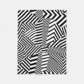 Dazzle Camouflage Fleece Deken (Voorkant)