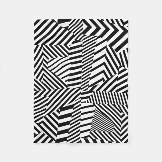 Dazzle Camouflage Fleece Deken (Voorkant)