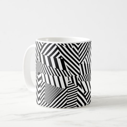Dazzle Camouflage Koffiemok (Voorkant links)